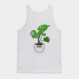 Monstera Deliciosa Leaf Tank Top